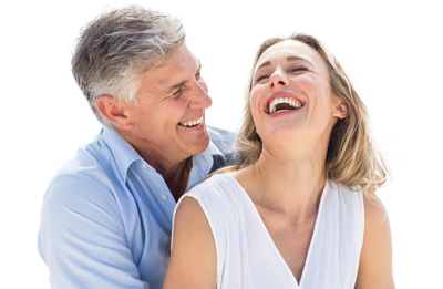 Couple With Dental Implants