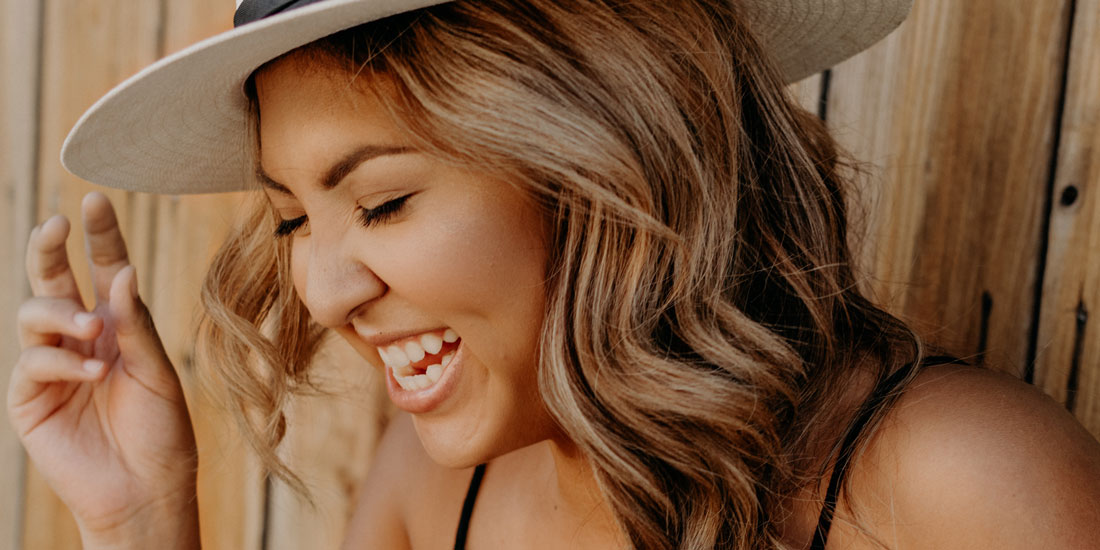 Smiling with Porcelain Veneers