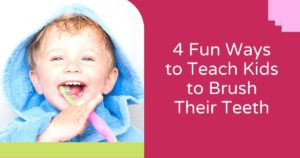 Four Fun Ways to Teach Kids to Brush Teeth Smiling Toddler